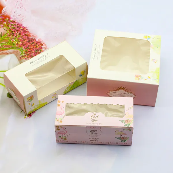 Custom Window Cake Packaging Boxes