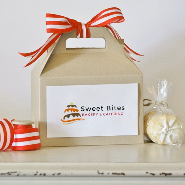 Custom printed Bakery Gift Box OXO