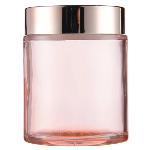 PET plastic cosmetic jar with lid
