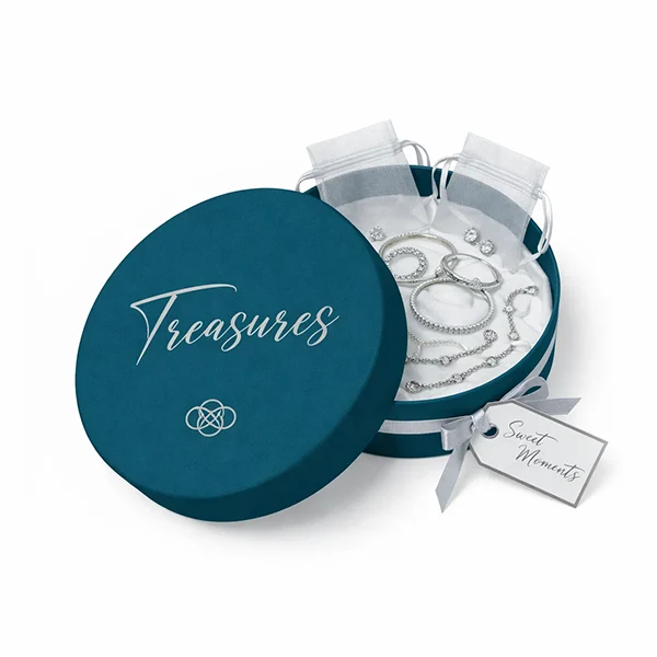 affordable round gift box with lid