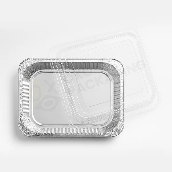 Aluminum Foil Tray Plastic Lid
