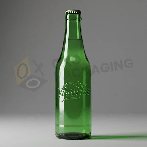 antique green glass bottles