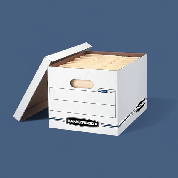banker storage boxes