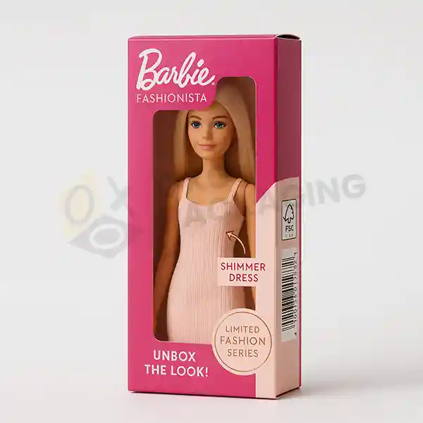 barbie boxes with logo