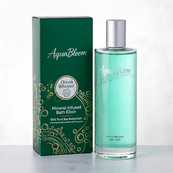 bath oil boxes design