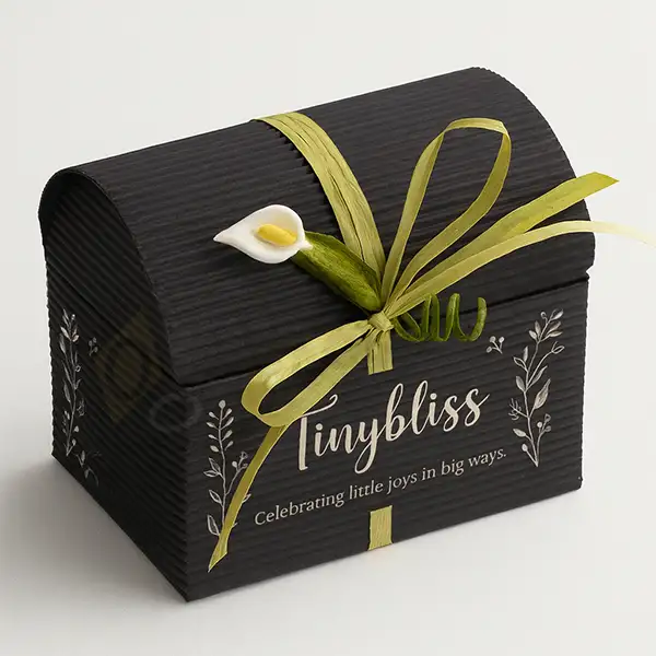 black favour boxes