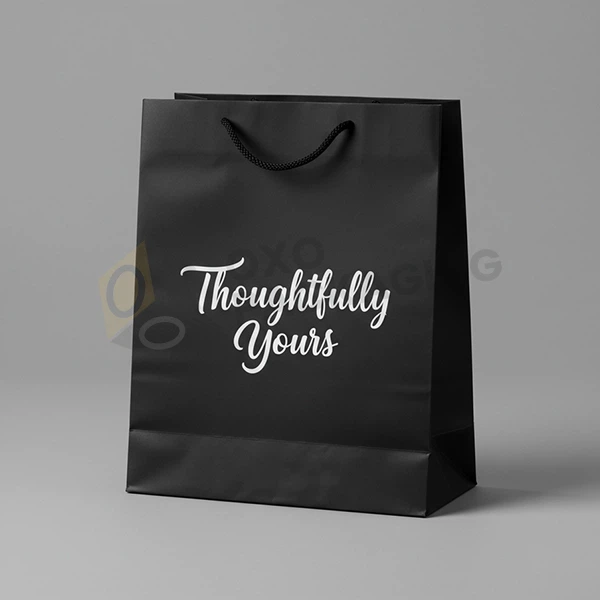 black gift bags