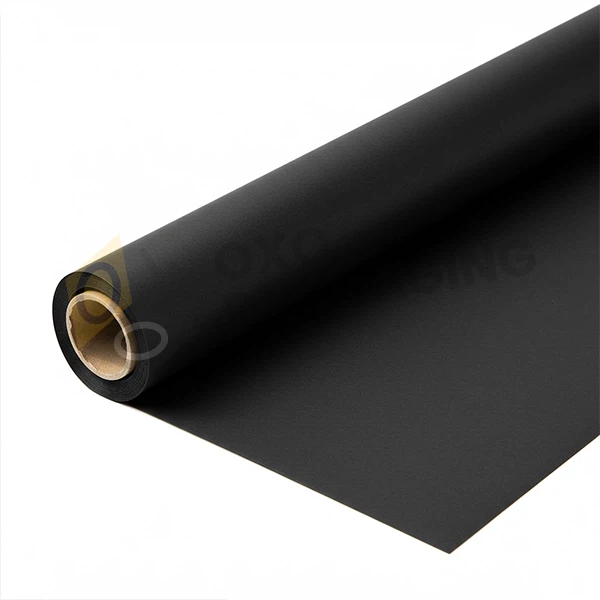 black  gift wrapping paper
