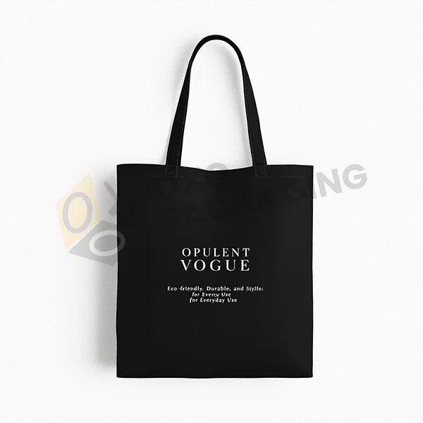 black mini tote bag