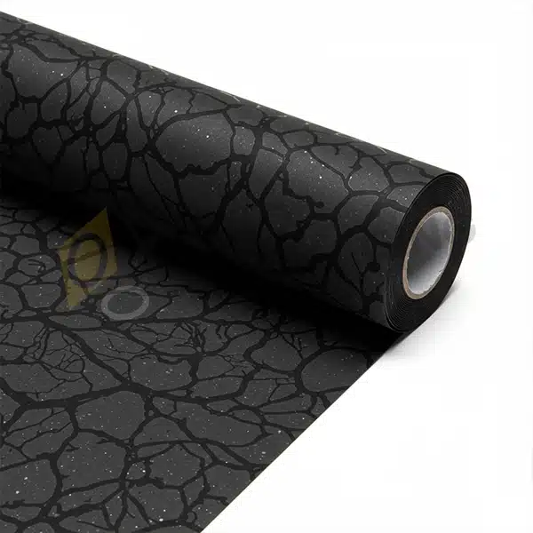 black wrapping paper
