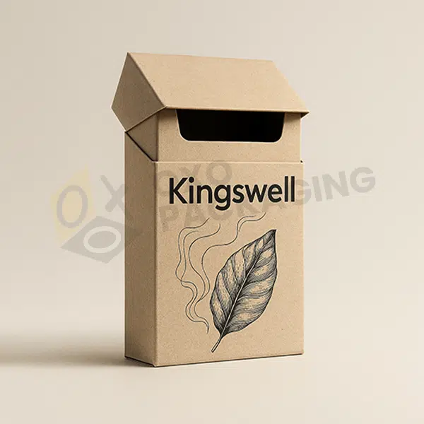 blank cardboard cigarette boxes