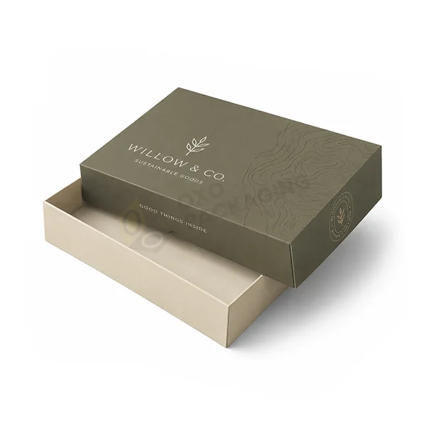 branded two piece postage boxes