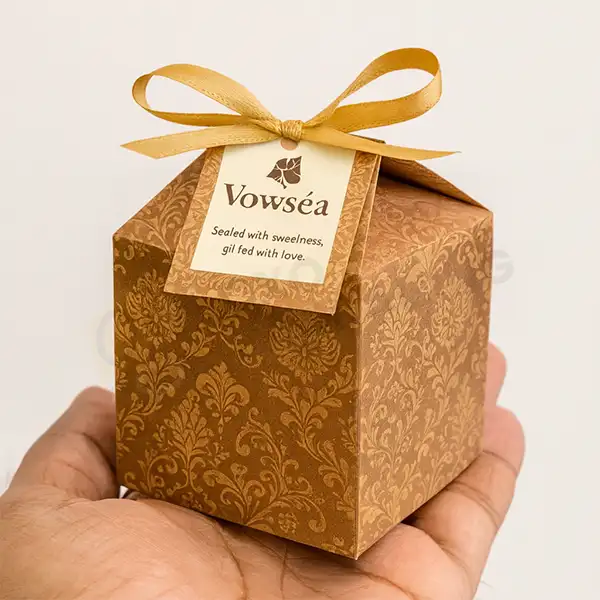 brown favour boxes