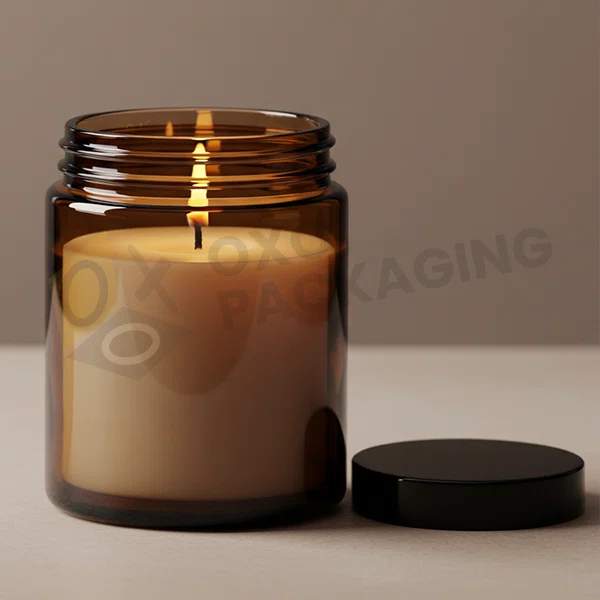 brown glass mason jars