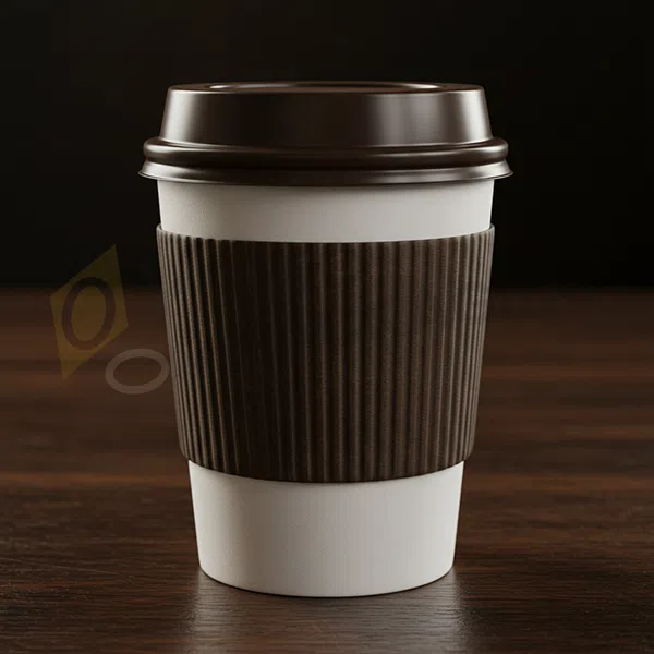 cardboard coffee cups with lids