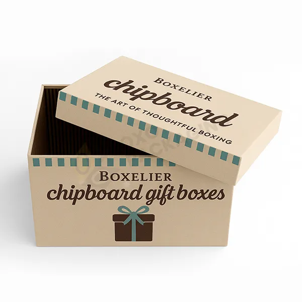 chipboard gift boxes