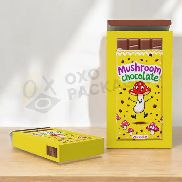 chocolate mushroom bar packaging