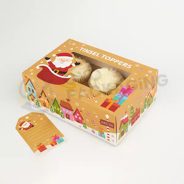 christmas cupcake box