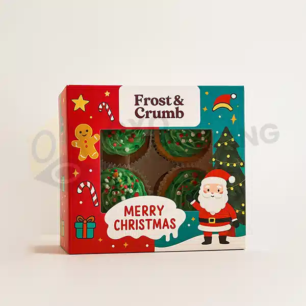 christmas cupcake boxes