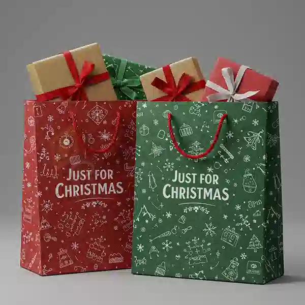 christmas present gif -bags
