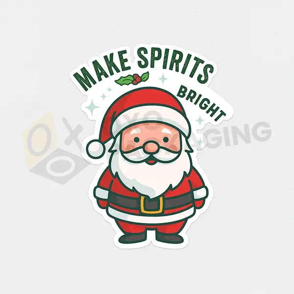 christmas sticker labels