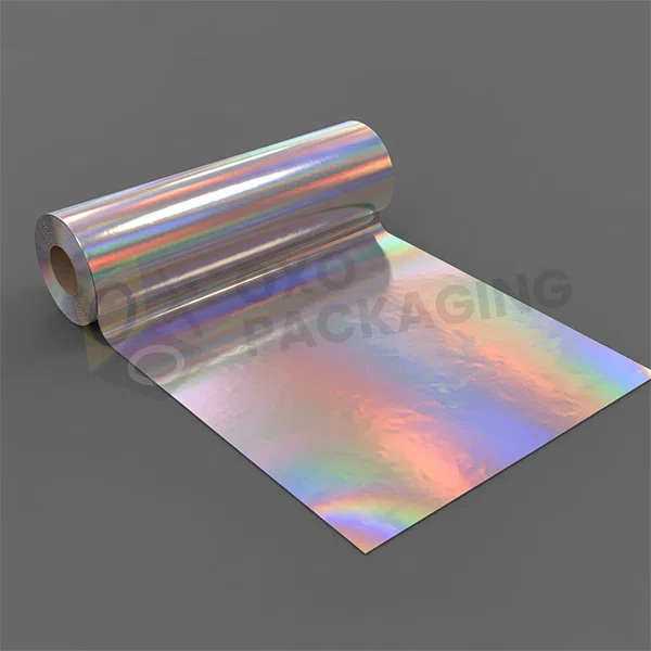 clear holographic wrapping paper