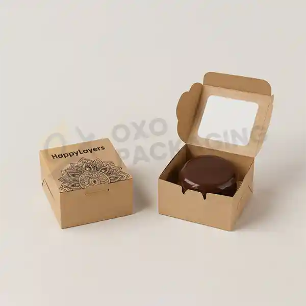 clear mini cake boxes