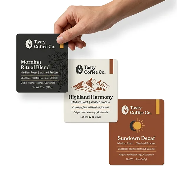 coffee bag labels wholesale