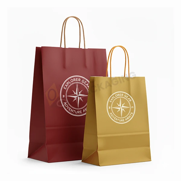 coloured paper bags design