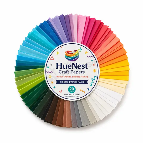 coloured tissue paper designs