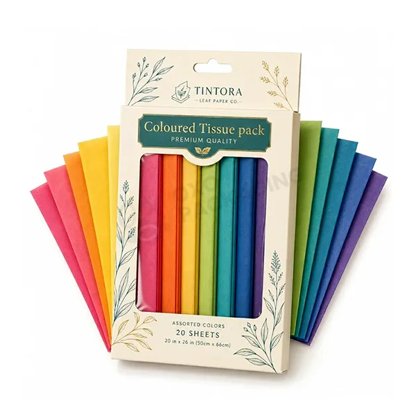 coloured tissue paper