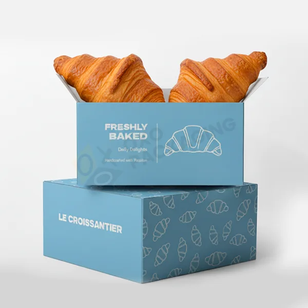 croissant packaging with logo