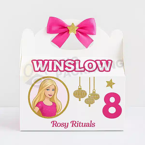 custom barbie favour boxes