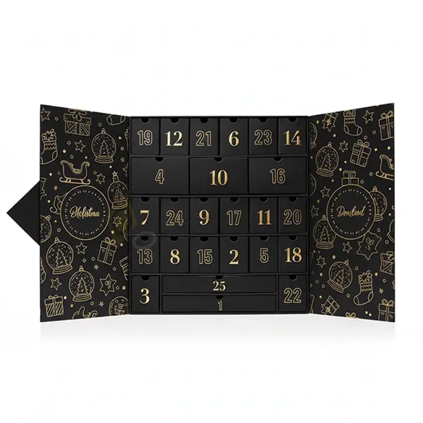 custom black advent calendars
