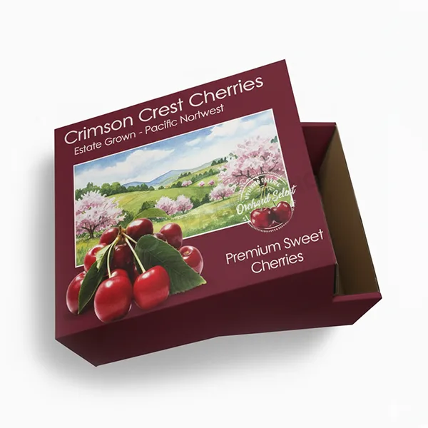 custom cherry packaging boxes