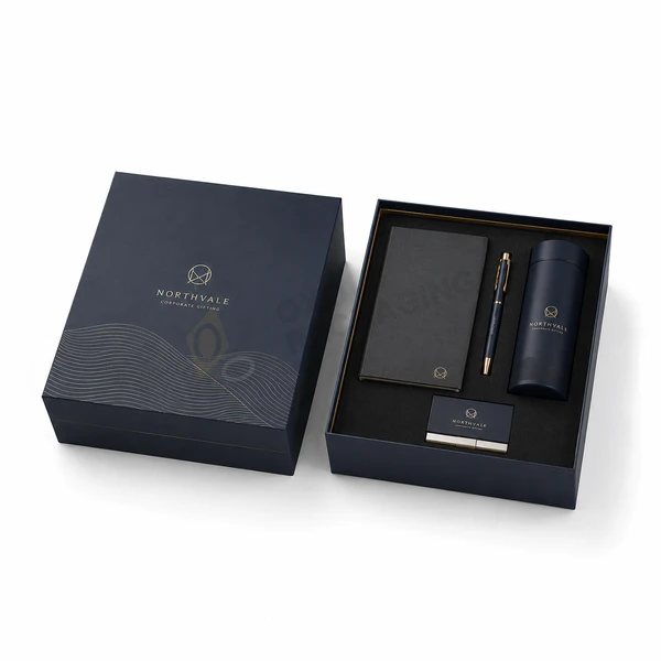 custom corporate gift boxes logo