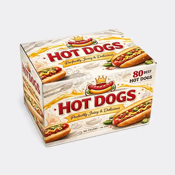 custom frozen hot dog boxes ideas