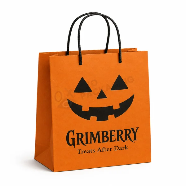 cutom halloween paper bags