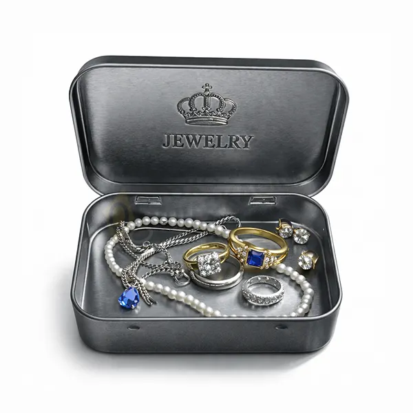 custom hinged tin boxes design