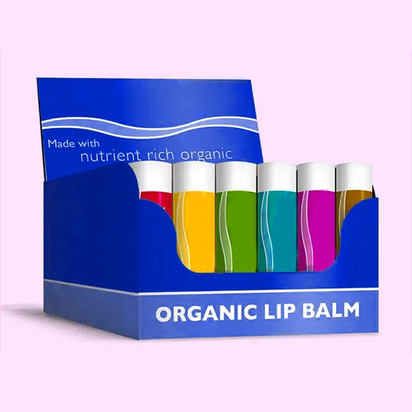 custom lip balm display boxes