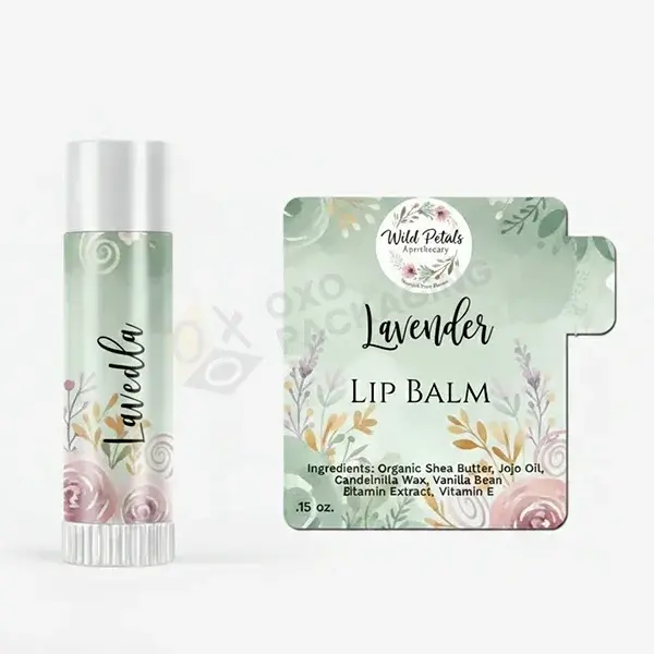 custom lip balm labels printed