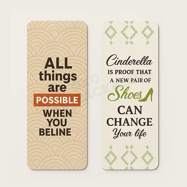 custom made bookmarks