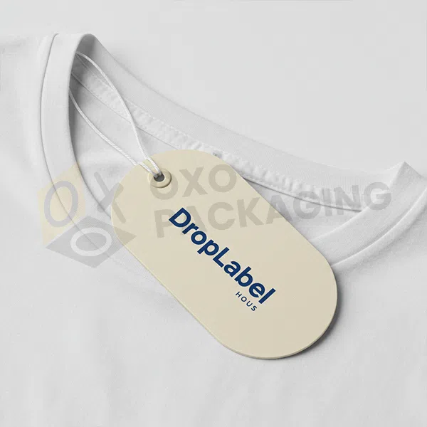 Custom Printed Oval Hang Tags