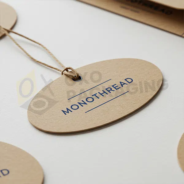 Custom Printed Oval Hang Tags