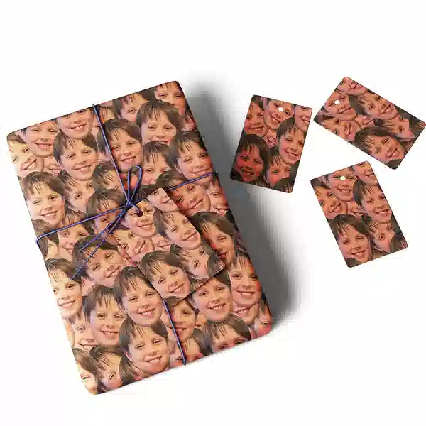 custom personalised wrapping paper