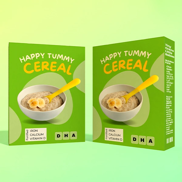 Custom Printed Baby Cereal Boxes