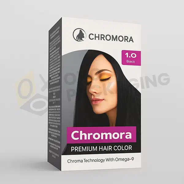 custom printed hair color boxes