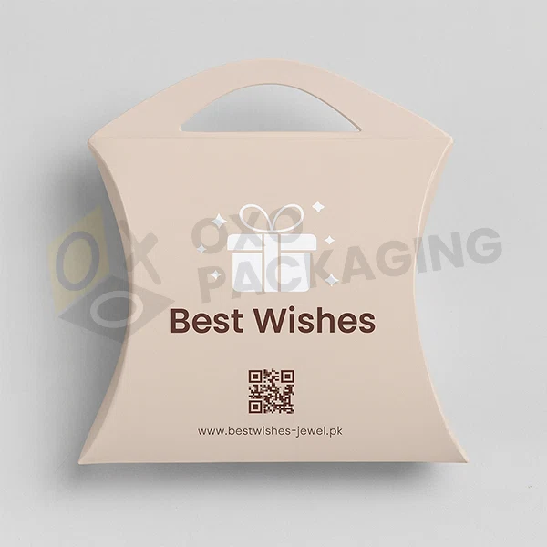Custom Printed Handle Pillow Boxes
