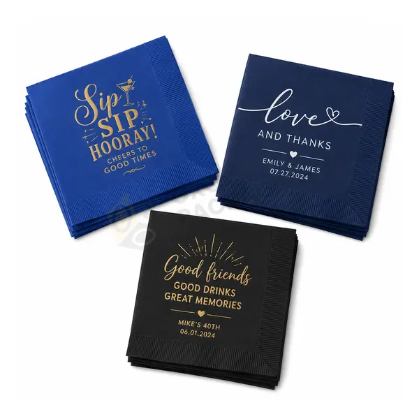 custom printed serviettes