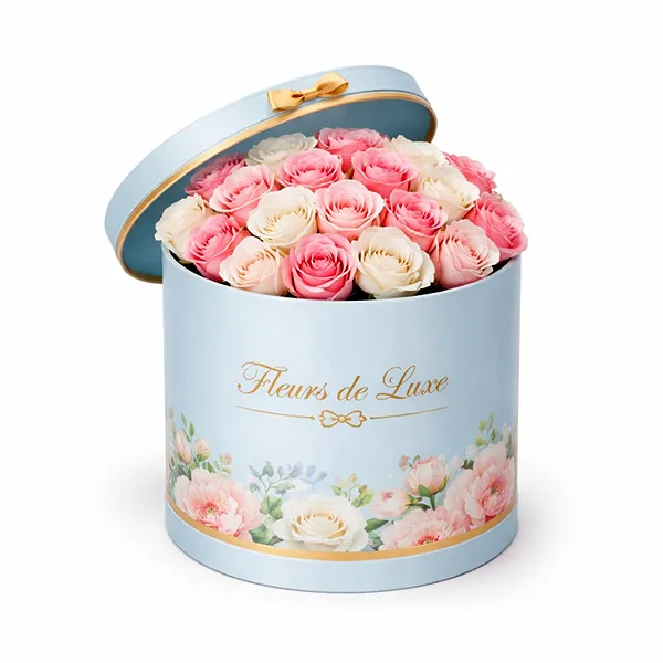 custom round gift box with lid ideas